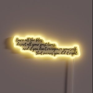 Dear Reader RGB Neon Sign