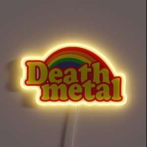 Death Metal Parody RGB Neon Sign Death Metal Parody RGB Neon Sign