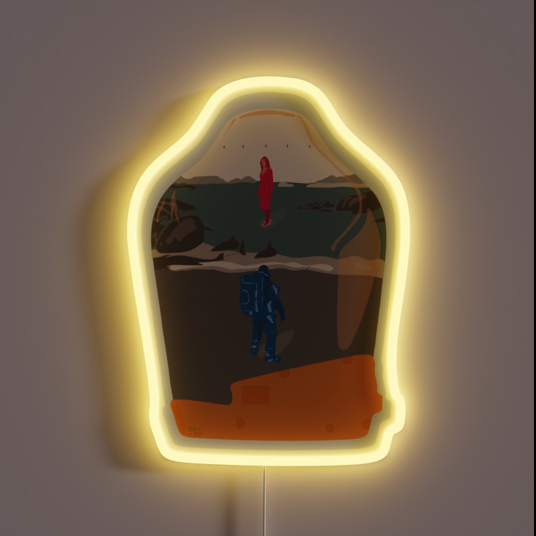 Death Stranding Capsule RGB Neon Sign Death Stranding Capsule RGB Neon Sign