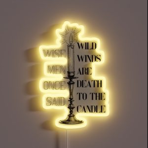 Death To The Candle Wise Men RGB Neon Sign