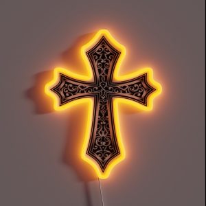 Decorative Cross RGB Neon Sign
