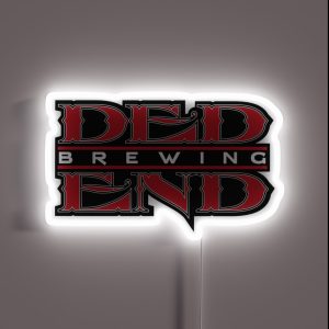 Ded End Brewing Logo RGB Neon Sign