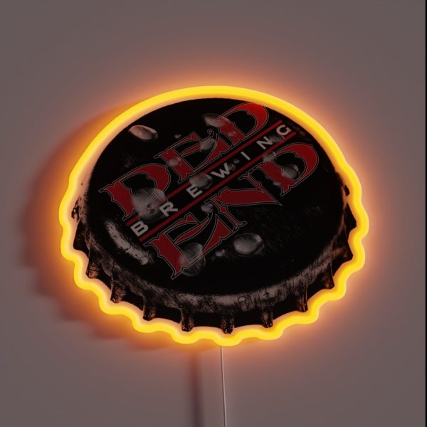 DED END HOME BREWING CAP RGB Neon Sign