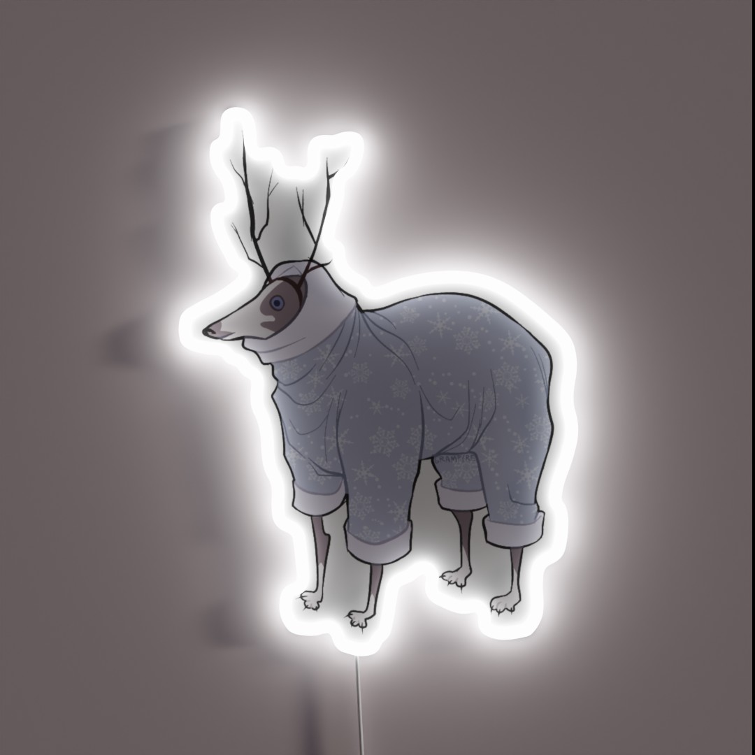 Deer Dog RGB Neon Sign Deer Dog RGB Neon Sign