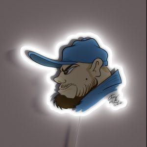 Def J Graffiti Head RGB Neon Sign Def J Graffiti Head RGB Neon Sign