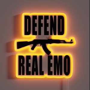 DEFEND REAL EMO MIDWEST EMO RGB Neon Sign
