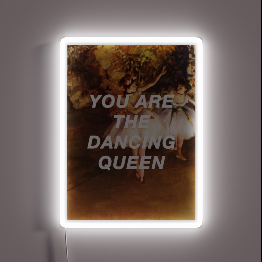 Degas Dancing Queen RGB Neon Sign Degas Dancing Queen RGB Neon Sign