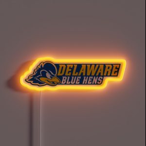 Delaware Fightin Blue Hens RGB Neon Sign Delaware Fightin Blue Hens RGB Neon Sign