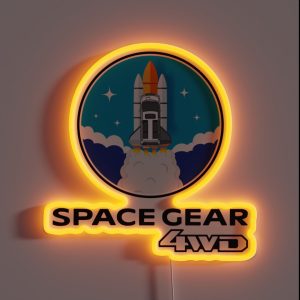 Delica Space Gear 4WD Blast Off RGB Neon Sign