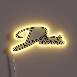 Delicate RGB Neon Sign