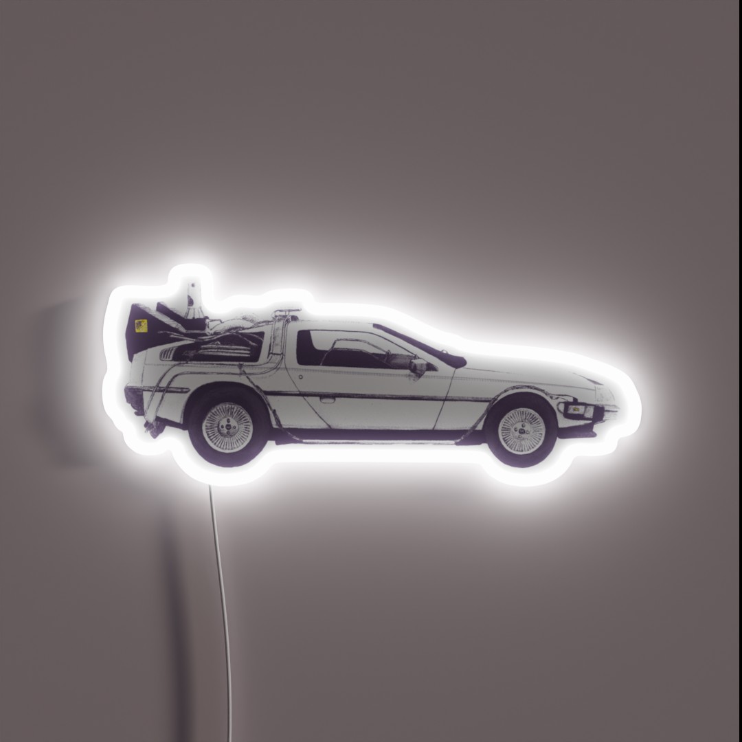Delorean RGB Neon Sign Delorean RGB Neon Sign