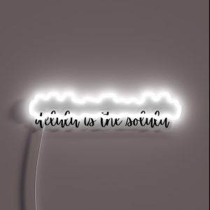 Delulu Is The Solulu RGB Neon Sign