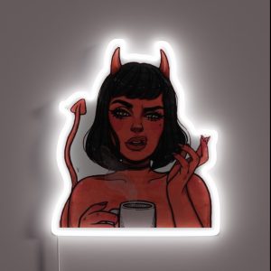 Demon B Tch Demon Girl RGB Neon Sign