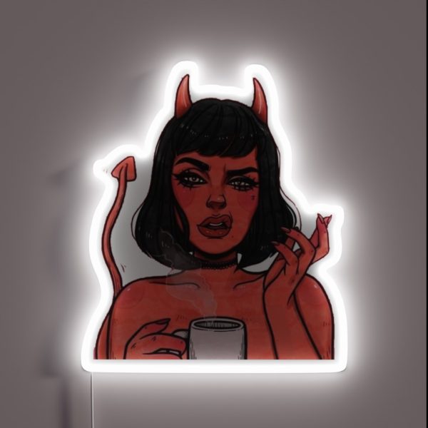 Demon B Tch Demon Girl RGB Neon Sign