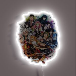 Demon Slayer All Hashira RGB Neon Sign