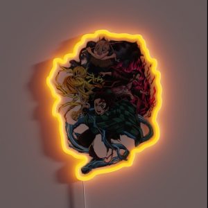 Demon Slayer Squad RGB Neon Sign Demon Slayer Squad RGB Neon Sign