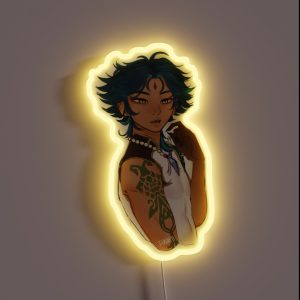 Demon Xiao Edit RGB Neon Sign Demon Xiao Edit RGB Neon Sign