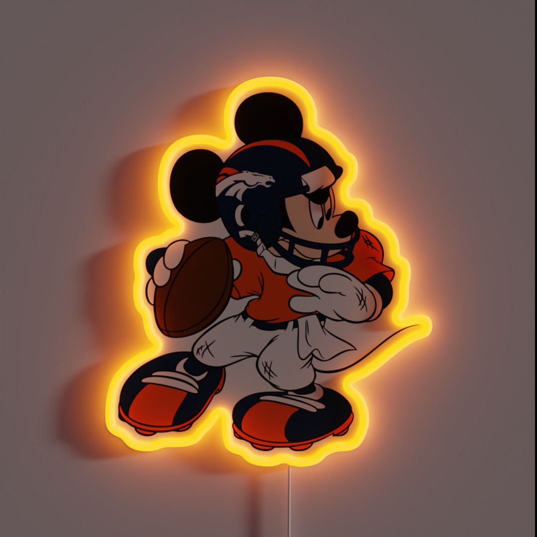Denver Broncos RGB Neon Sign Denver Broncos RGB Neon Sign