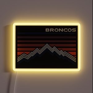 Denver Broncos RGB Neon Sign Denver Broncos RGB Neon Sign