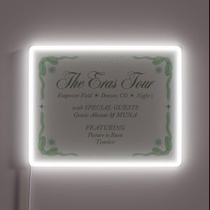 Denver Night 1 Eras Tour RGB Neon Sign Denver Night 1 Eras Tour RGB Neon Sign