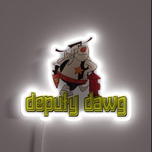 Deputy Dawg Morning Cartoons 1 RGB Neon Sign
