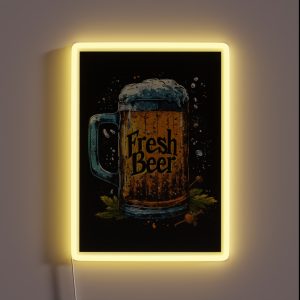 Design Fresh Beer RGB Neon Sign