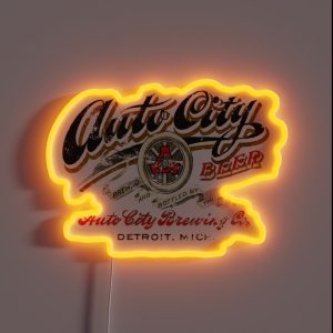 Detroit Beer RGB Neon Sign