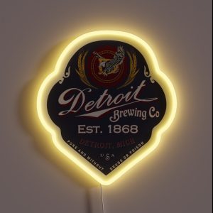 Detroit Brewing Company RGB Neon Sign