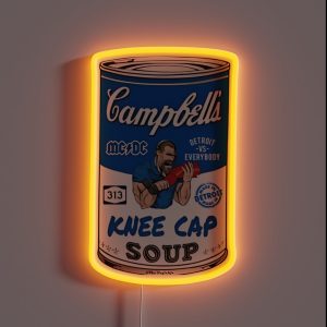 Detroit Lions Kneecap Soup RGB Neon Sign