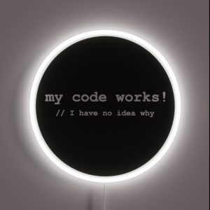Developer My Code Works RGB Neon Sign