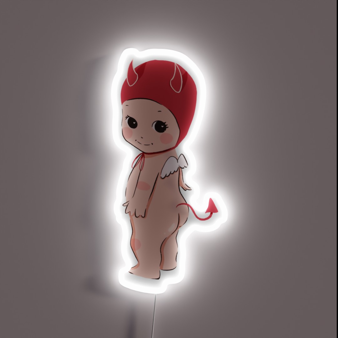 Devil Cherub Red Devil Angel Trinket Sonny RGB Neon Sign Devil Cherub Red Devil Angel Trinket Sonny RGB Neon Sign