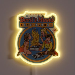 Devil S Music Sing Along RGB Neon Sign