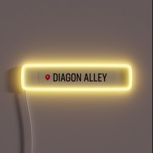 Diagon Alley Location RGB Neon Sign