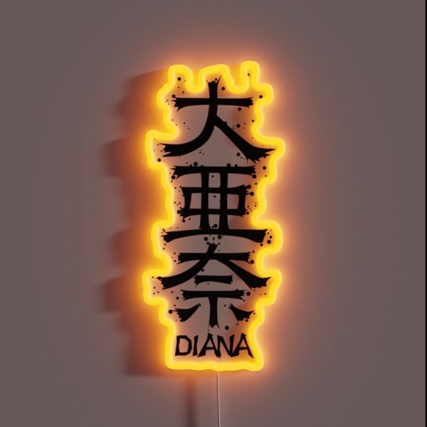 DIANA From Kanji Factory RGB Neon Sign