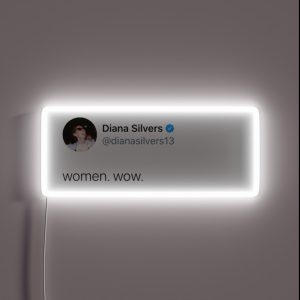 Diana Silvers Tweet RGB Neon Sign