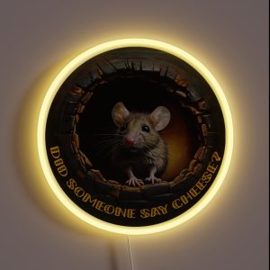 Did Someone Say Cheese RGB Neon Sign Did Someone Say Cheese RGB Neon Sign