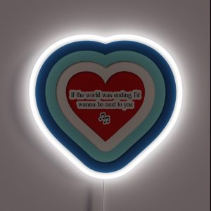 Die With A Smile Bruno Mars Lady Gaga RGB Neon Sign