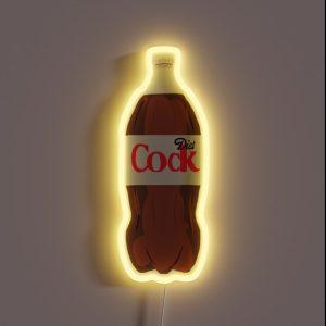 Diet Cock 2 Liter RGB Neon Sign