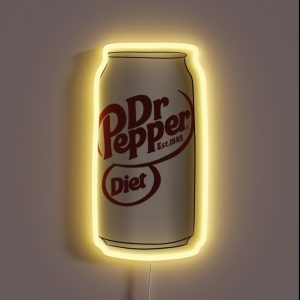 Diet Dr Pepper RGB Neon Sign
