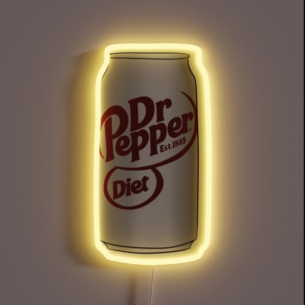 Diet Dr Pepper RGB Neon Sign