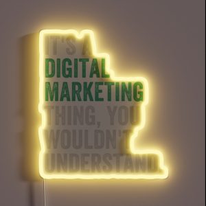 Digital Marketing Career Internet Social Media RGB Neon Sign Digital Marketing Career Internet Social Media RGB Neon Sign