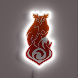 Diluc Genshin Impact RGB Neon Sign