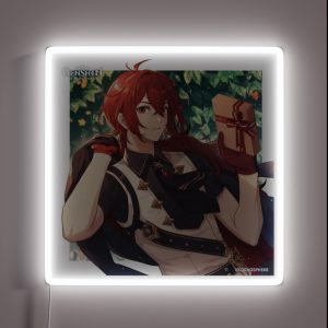Diluc Genshin Impact RGB Neon Sign Diluc Genshin Impact RGB Neon Sign