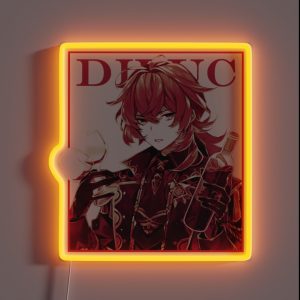 Diluc GI RGB Neon Sign Diluc GI RGB Neon Sign