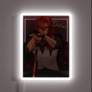 Diluc GOLD RGB Neon Sign Diluc GOLD RGB Neon Sign