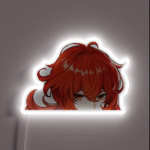 Diluc Peeker RGB Neon Sign