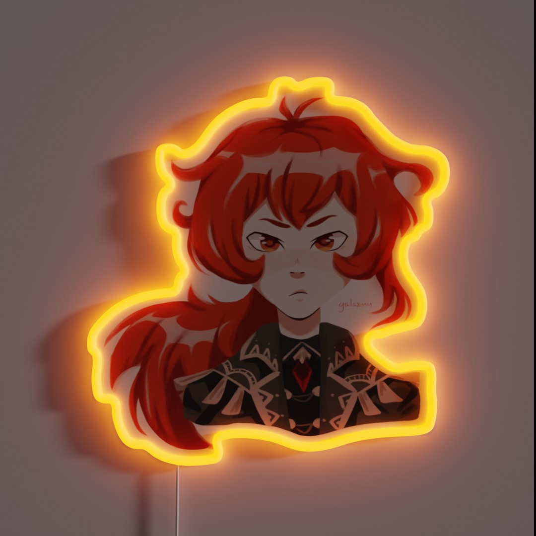 Diluc RGB Neon Sign Diluc RGB Neon Sign