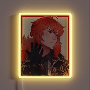 Diluc RGB Neon Sign Diluc RGB Neon Sign