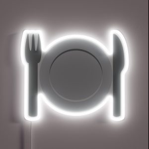 Dinner RGB Neon Sign Dinner RGB Neon Sign