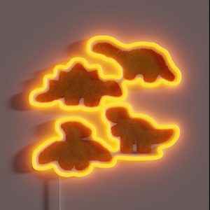 Dino Nuggets RGB Neon Sign